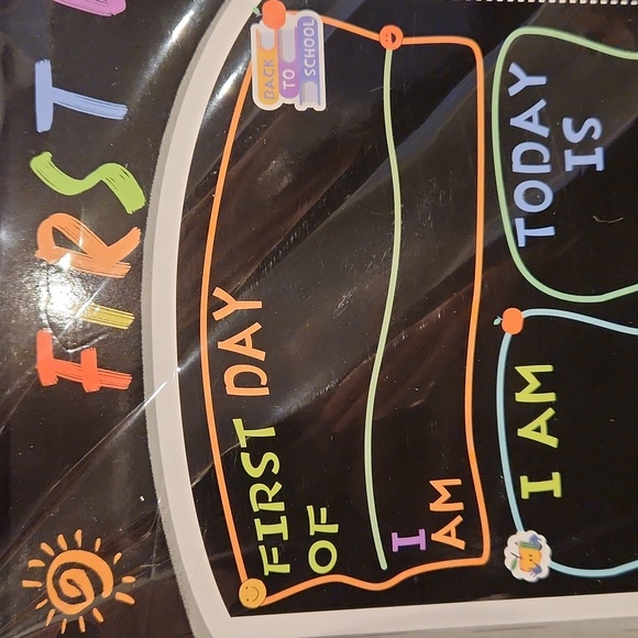 First & Last Day of School Chalkboard, NWT - Picture 5 of 16
